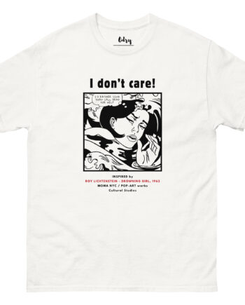 T-shirt - Printed graphic - Pop-art - Roy Lichtenstein - Unisex - white