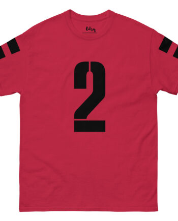 T-shirt - Printed graphic - Number 2 - Unisex - blk s1