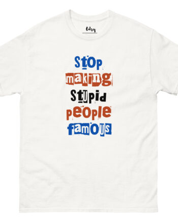 T-shirt – Printed graphic – Punk slogan – Unisex - Col